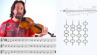 1  Como Encontrar as Notas da Partitura no Violino [upl. by Lladnor]