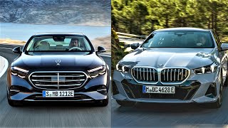 New Bmw 5 Series 2024 vs New Mercedes E Class 2024  INTERIOR Comparison [upl. by Acihsay]