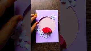 Easy Diwali card making ideasDiwali greeting card making ideas hand made cardshortvideo viral [upl. by Ecirtnas]