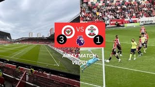 Brentford vs Southampton Away Vlog [upl. by Nuahsar590]