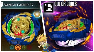 NEW VANISH FAFNIR F7 GAMEPLAY BEYBLADE BURST APP GAMEPLAY  OLD FAFNIR QR CODES [upl. by Dickie]