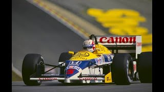 Formula 1 Brands hatch 1986 The Legendary Turbo Era Senna  Mansell  Piquet [upl. by Goff]