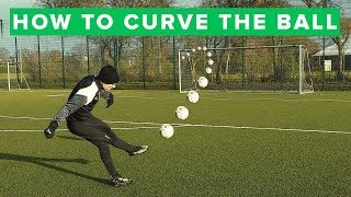 How to curve the ball  Learn bending free kick [upl. by Rao]