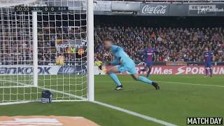 Valencia vs Barcelona │Lionel Messi Disallowed Goal │CRAZY│ [upl. by Revlis]