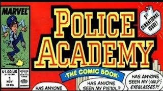 COMIC REVIEW Police Academy 1 1989  Marvel Comics [upl. by Ainosal]