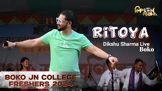 Ritoya  Dikshu Live Boko JN College Freshers 2024 [upl. by Kcam825]