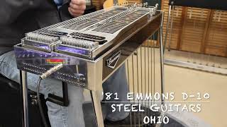 Emmons D 10 PP Pedal Steel Guitar [upl. by Attenad]