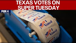 Polls open for 2024 Texas primary election [upl. by Garcia738]