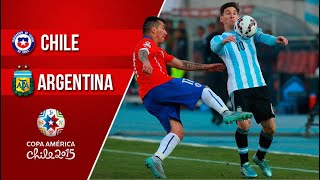 Chile 0 4 vs 1 0 Argentina  Final Copa América 2015  Radio ADN  Resumen [upl. by Ellenet221]