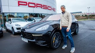 Winner Francois Chklar collects his Porsche Cayenne Turbo S [upl. by Tupler]