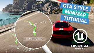 GTA MINIMAP Tutorial  Unreal Engine Blueprints [upl. by Estey]