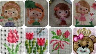 Cross Stitch embroidery clothing patterns ideas for beginners [upl. by Jolda]