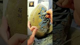 Part 26 HandmadeStone StoneArt StoneCraft ArtisanStoneWork HandcraftedStone StoneArtist Shor [upl. by Fleta]