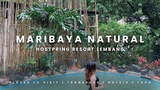 WISATA MARIBAYA NATURAL HOTSPRING RESORT LEMBANG BANDUNG  Pemandian air panas nuasa alam  TERBARU [upl. by Ssur]