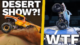 Monster Jam Show In the Desert Monster Jam Ramped Up Monster Truck News [upl. by Eleonore]