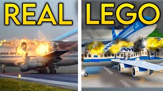 Plane Crash Animation VS Lego Recreation FULL MOVIE [upl. by Perdita]