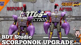 Transformers WFC Kingdom Scorponok Upgrade Kit  BDT Studio BDT10 [upl. by Kirt596]