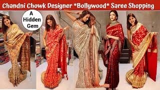 Best Designer Banarasi Saree Collection In Chandni Chowk  Bollywood Style Bridal Non Bridal Saree [upl. by Llekcm]