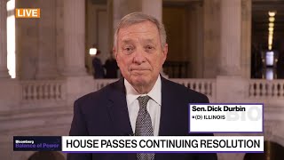 Sen Durbin on Speaker Johnson Ukraine Aid McConnell [upl. by Hunt324]