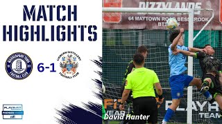 Highlights  Warrenpoint Town 6 v 1 Lisburn Distillery 2192024 [upl. by Lamonica]