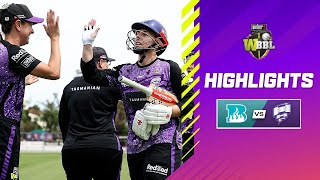 Tight Finish 😱  Brisbane Heat v Hobart Hurricanes Highlights  WBBL10 [upl. by Hildegard]