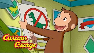 George Learns About Signs 🐵 Curious George 🐵 Kids Cartoon 🐵 Kids Movies [upl. by Aerdnaz]