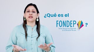 ¿Qué es el FONDEP [upl. by Shenan482]