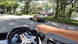 YZ 125 CUSTOM SHIFTER KART EXTREMLY DANGEROUS [upl. by Irakuy]