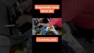 Tacos de cochinita pibil tacos carne hogar [upl. by Yug942]