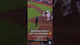 Alex Bregman wins it for the Astros mlbb baseball highlights shorts sports astros walkoff [upl. by Lleraj]