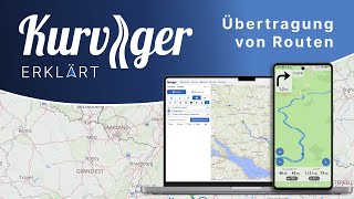 Kurviger Erklärt  Routenübertragung [upl. by Llecrad]