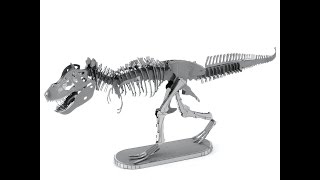 Putting together a TRex made of steel [upl. by Coleen]