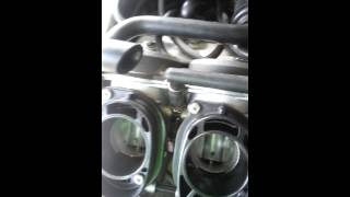 94 kawasaki ninja zxr750 carb diagnosing [upl. by Airahs]