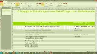 Tipps amp Tricks Excel To Do Liste Pendenzenliste Aufgabenliste MeineVolagencom [upl. by Latrice]