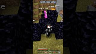 Minecraft Manhunt Bedrock Peak 🔥 minecraft [upl. by Anibla]