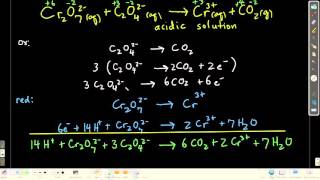 Chem102 Balancing Redox Reactions [upl. by Duffie]