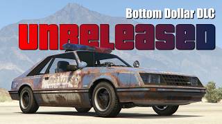 GTA V Online All 21 cars of Bottom Dollar DLC with customisation  All Released amp Unreleased Cars [upl. by Alejna]