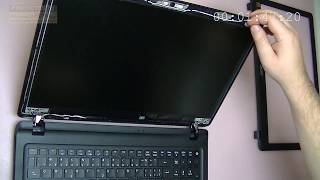 DIY how to disassembly lcd screen on acer ES15 ES1533 ES1572 ES1532 ES1523 replace replacement [upl. by Sidwell]