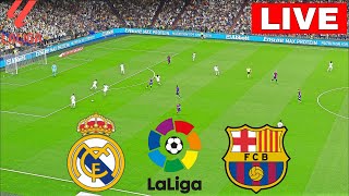 🔴 LIVE  Real Madrid vs Barcelona  El clásico LaLiga 202425  Full Match Streaming [upl. by Lhadnek]