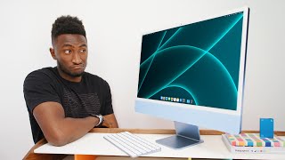 M1 iMac Review Ultra Thin Design Choice [upl. by Emyaj]