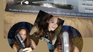 JML Steam Pro hair straightener review My first ever expensive hair took ♥️🤞 [upl. by Onra]