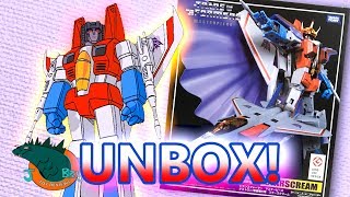 Starscream Transformers Masterpiece MP11 UNBOXING [upl. by Ynney]