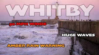 Whitby Flooding  Rough Sea  Storm Force Winds  Sept 2024 [upl. by Jehiel454]