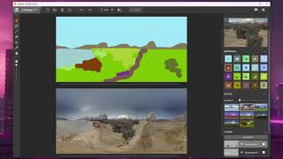 Demo NVIDIA Canvas [upl. by Aicenet]