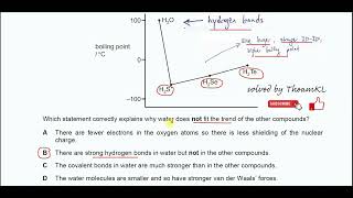 970111MJ24Q8 Cambridge International AS Level Chemistry MayJune 2024 Paper 11 Q8 [upl. by Naryt]