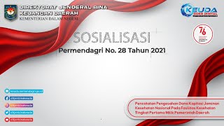 Sosialisasi Permendagri No 28 Tahun 2021 [upl. by Aloysia291]