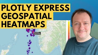 Creating Geospatial Heatmaps With Plotly Express MapBox and Folium in Python  Data Visualisation [upl. by Hendrika965]