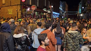 Great atmosphere in Dublin ahead of St Patricks Day 2024 stpatricksday [upl. by Eerual]