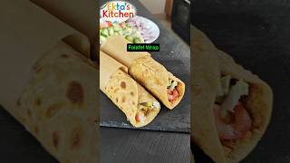 Falafel Wrap Recipe Indian Style men shorts [upl. by Aizan]