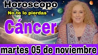 horoscopo de hoy Cáncer  Horóscopo Diario  Cáncer  05 de noviembre de 2024 [upl. by Hteazile]